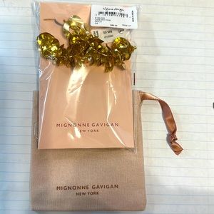 Mignonette Gavigan New York Lolita mini hoop earrings 18karat gold plated